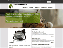 Tablet Screenshot of bjorkstakatten.se